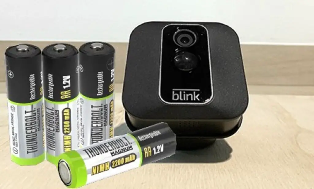 I used NIMH rechargeable batteries in my Blink XT Cameras and this is